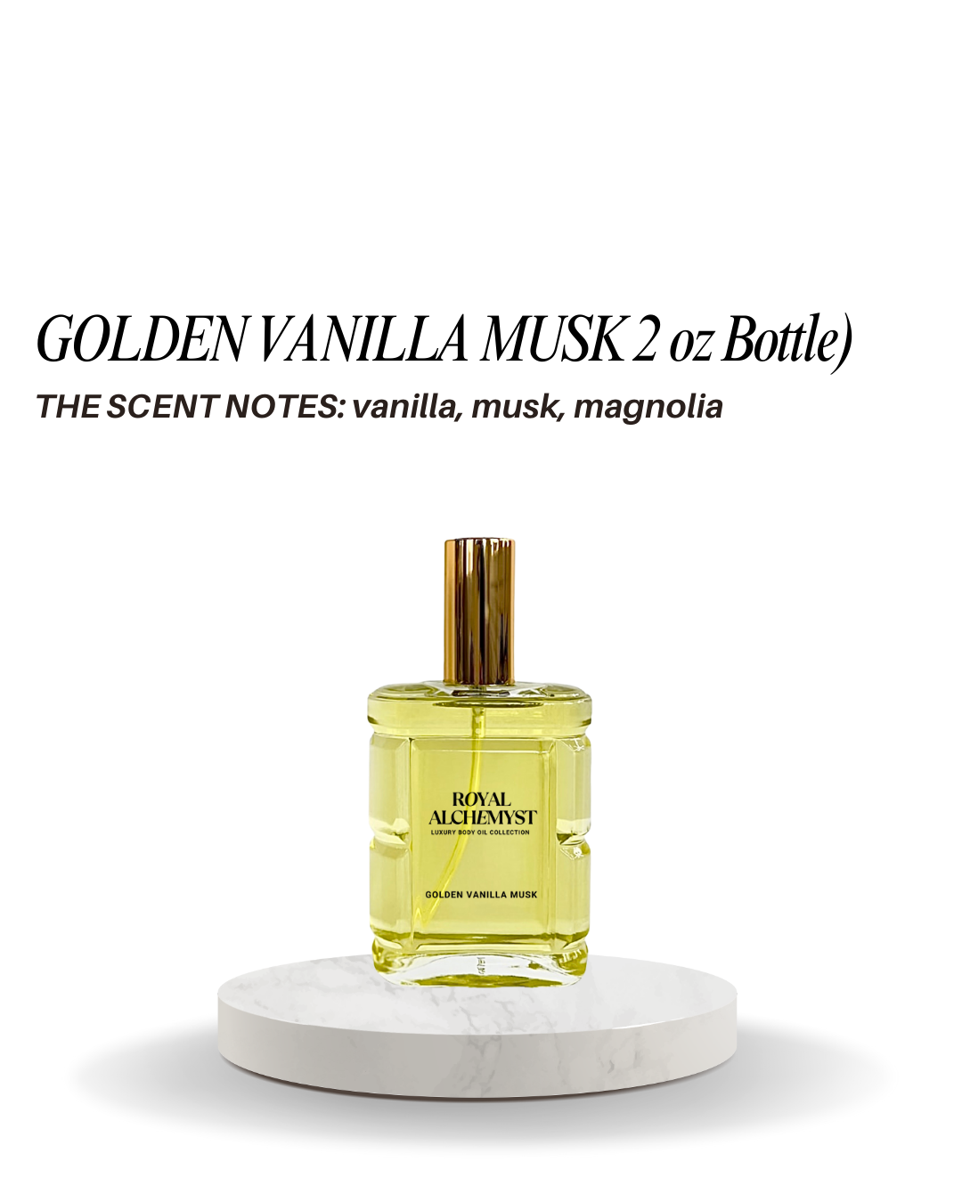Golden Vanilla Musk Body Oil