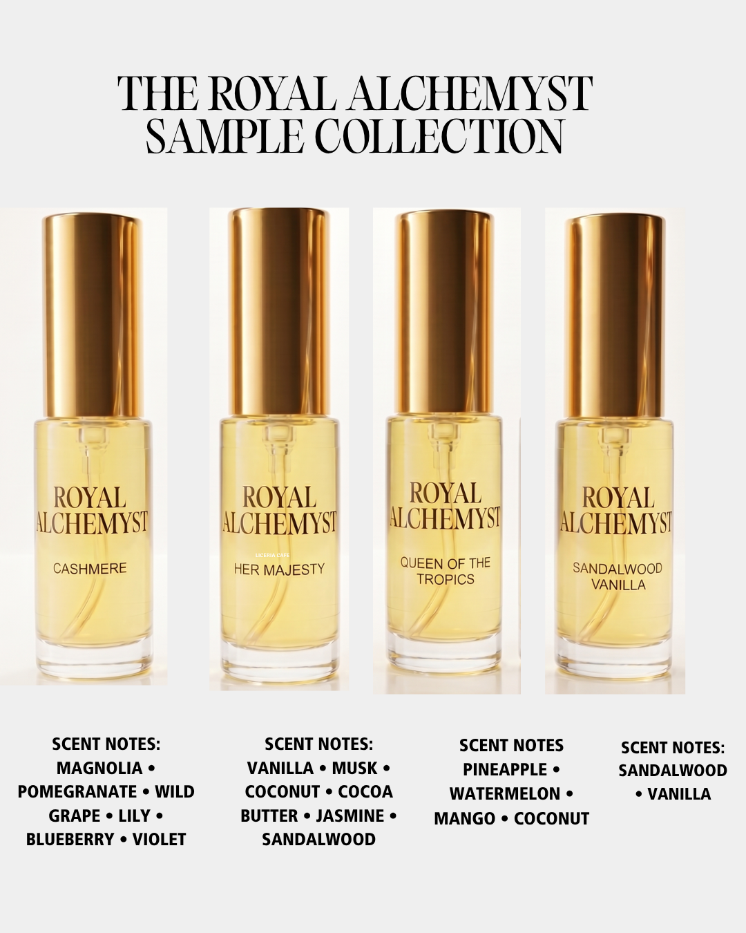 Royal Alchemyst Body Oil Sample Collection (4 Pack)