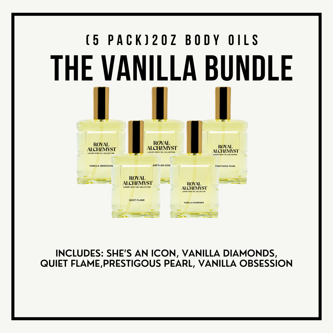 The Vanilla Bundle Set  (5 pack) 2 oz